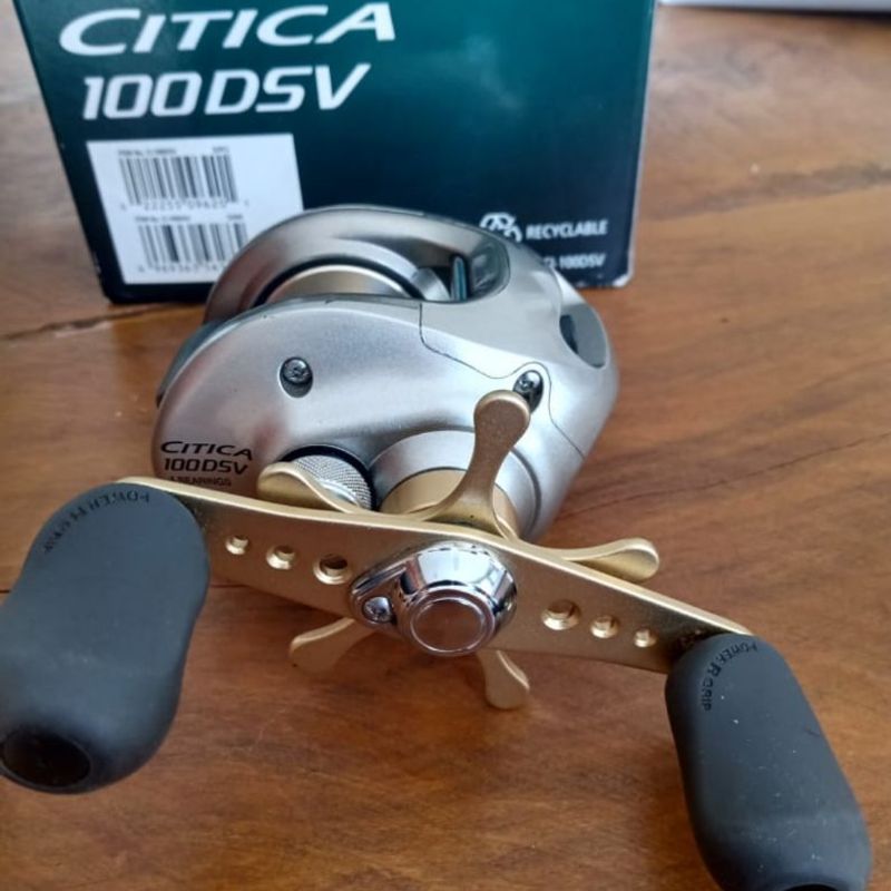 carretilha shimano curado 100 dsv Carretilha Shimano Citica 100 Dsv Mafe In Japan | Shimano Usado 84386553