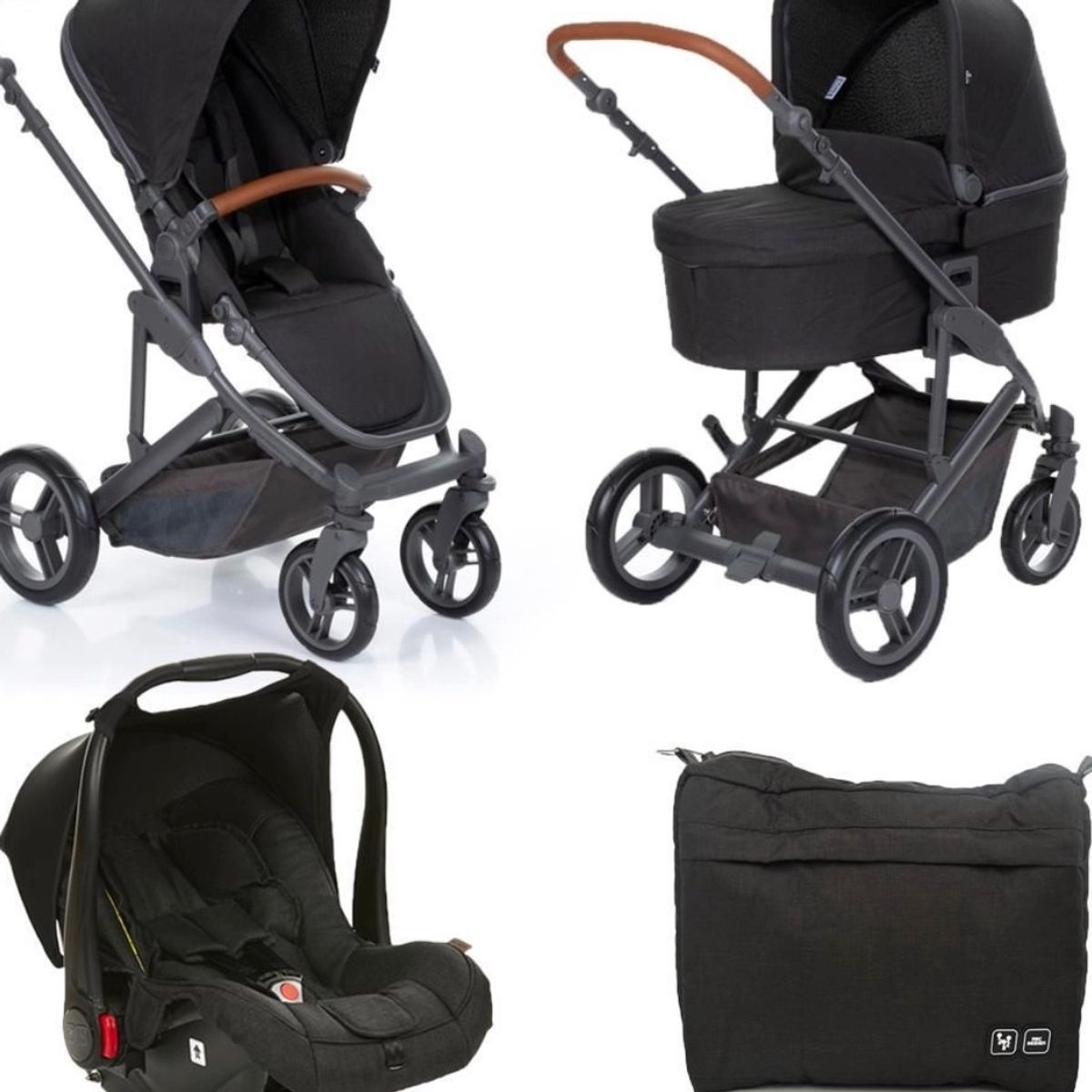 Carrinho Abc Design Como 4 Carrinho de Bebê Abc Design Usado 78066141