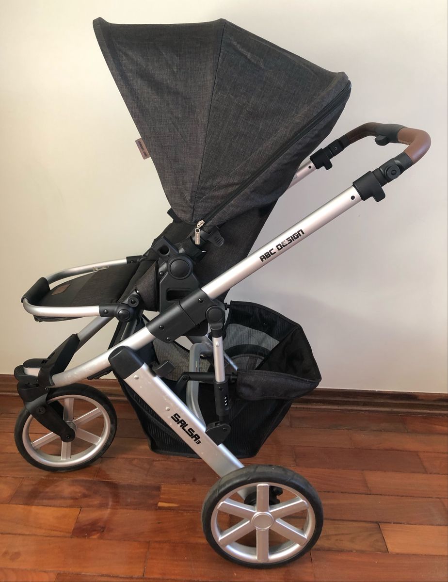 Carrinho Bebe Abc Design Salsa 3 Carrinho de Bebê Abc Design Usado
