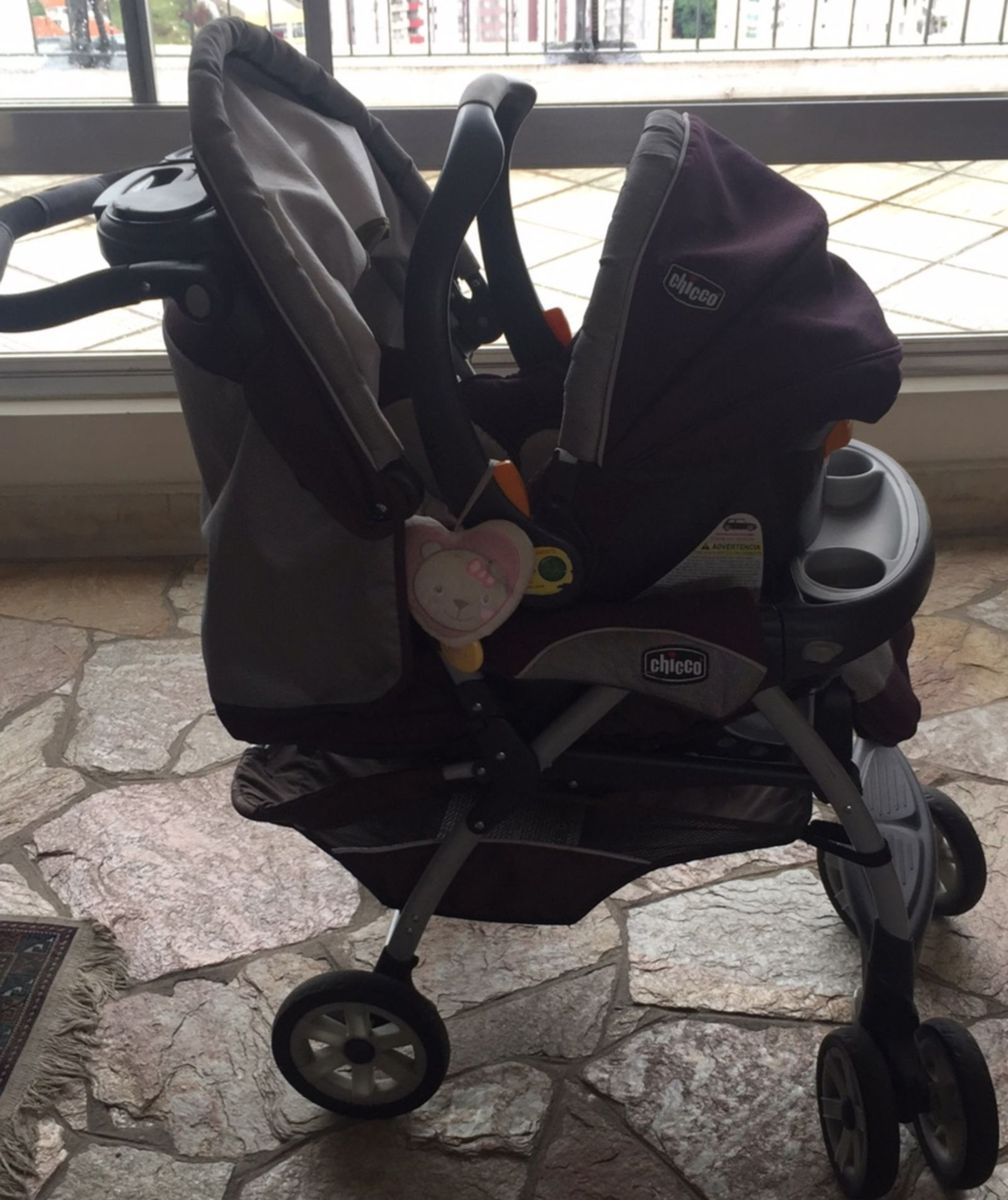 Carrinho Bebe Kit Bebe Conforto Carrinho De Bebe Chicco Cortina Keyfit 30 Travel System Usado Enjoei