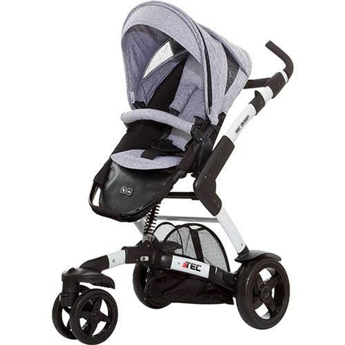 Carrinho de Bebê Abc Design 3 Tec (3em1) Carrinho de Bebê Abc