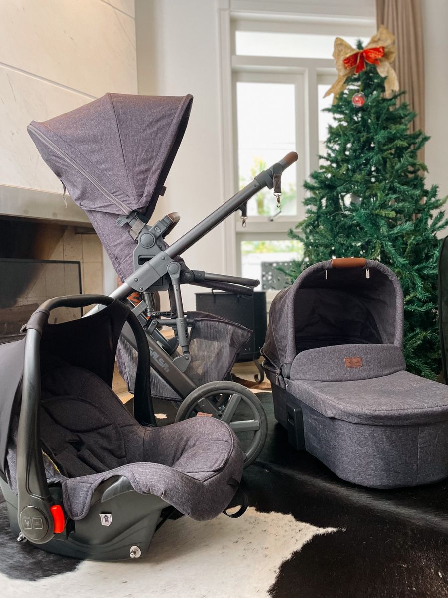 Carrinho de Bebê Abc Design Salsa 3 + Moisés + Bebê Conforto Style