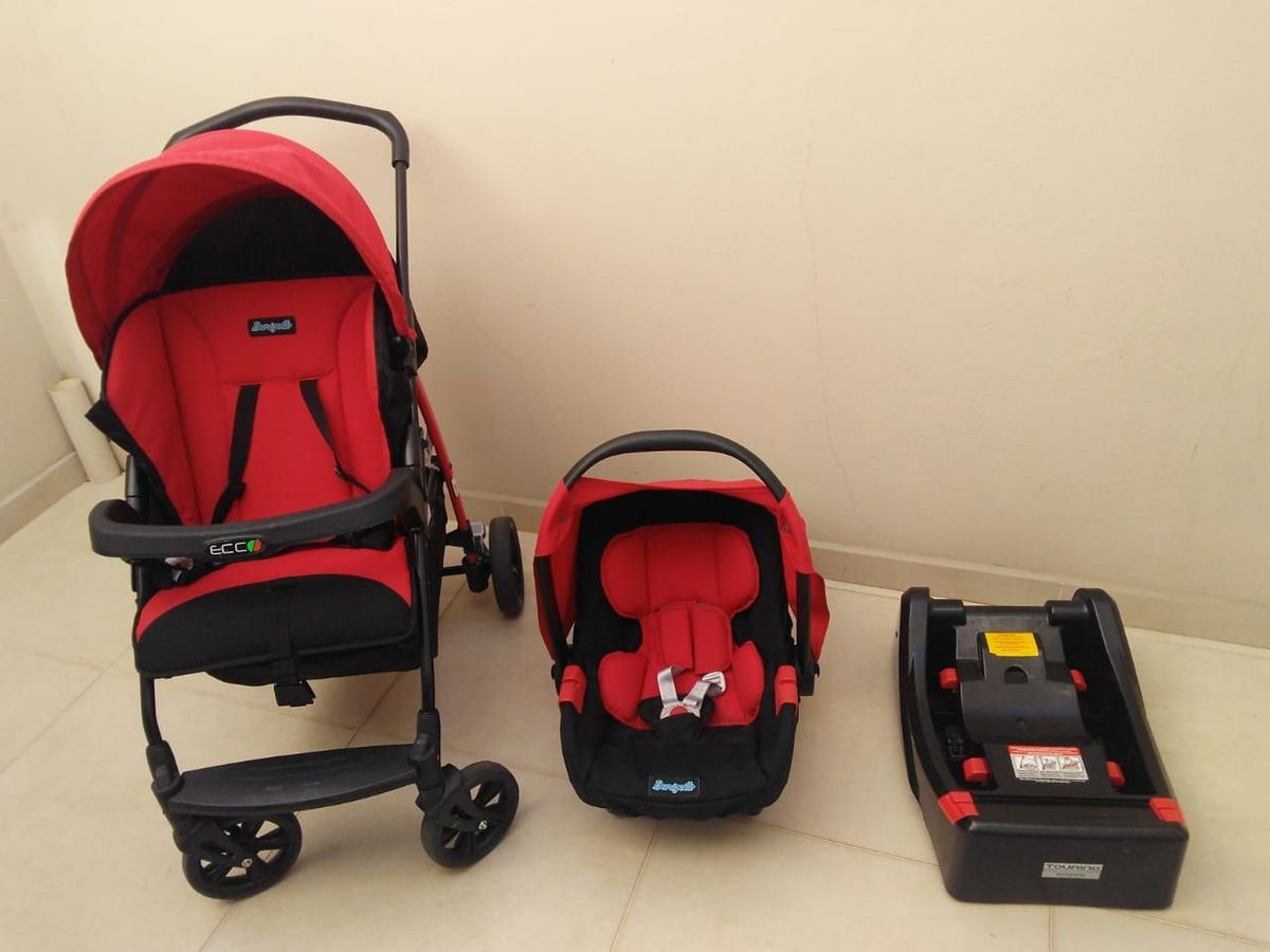 carrinho de bebe burigotto ecco red