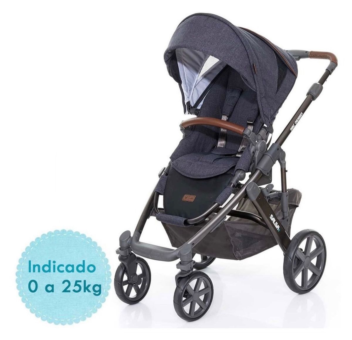 Carrinho de Bebê Salsa 4 Style Street Abc Design Carrinho de Bebê