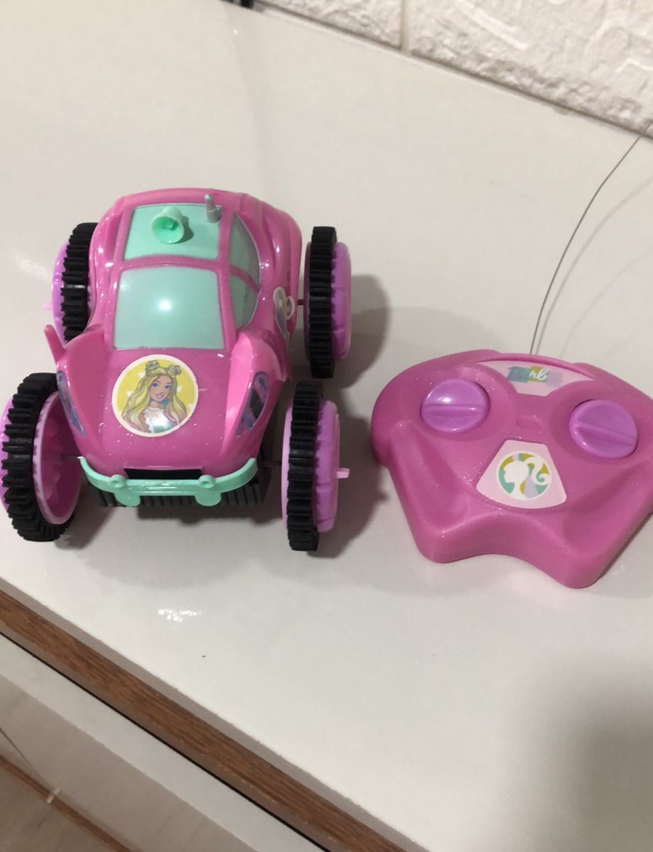 Carrinho de Controle Remoto - Barbie - Glamour Flip - Candide Brinquedos