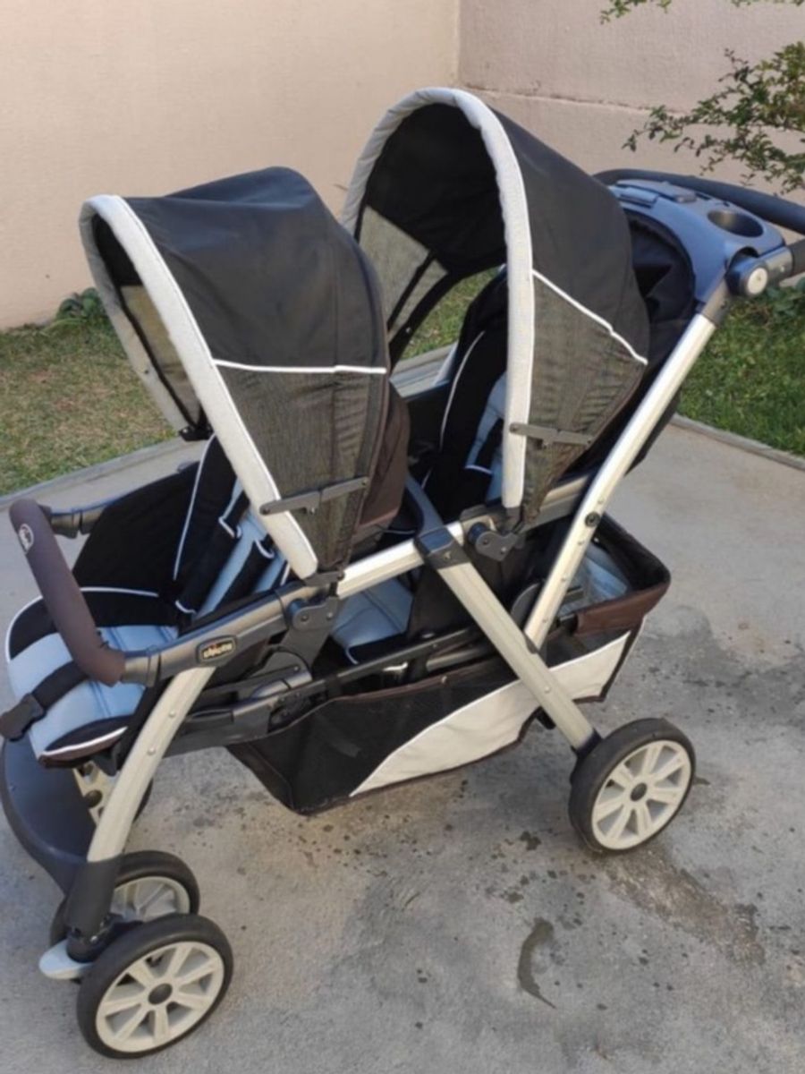 Carrinho Duplo Com Bebes Confortos Chicco Carrinho De Bebe Chicco Usado Enjoei