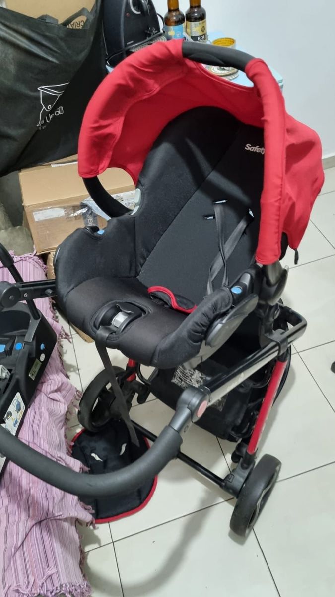 Carrinho e Bebê Conforto Safety First Travel System Carrinho de Bebê