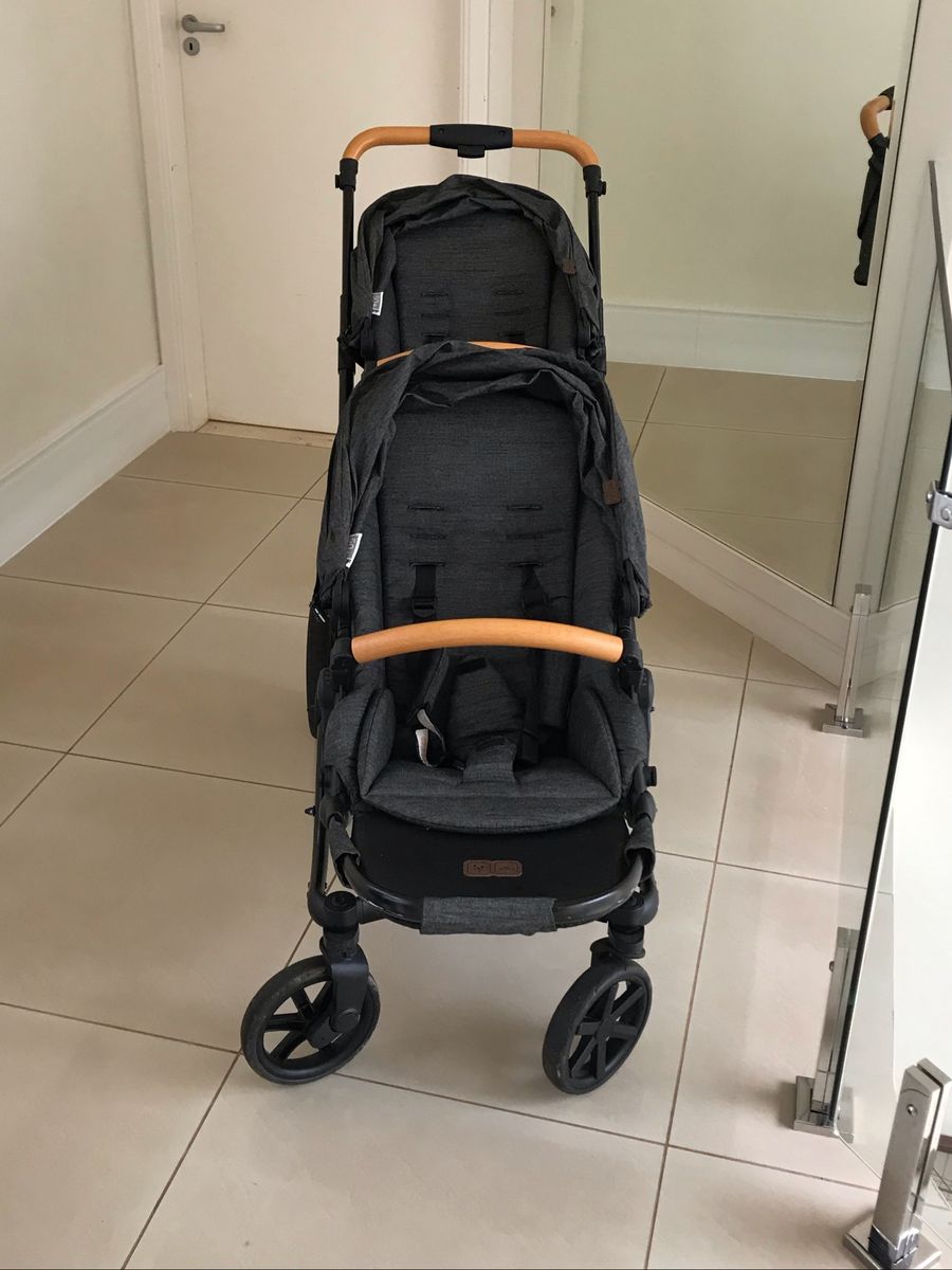 Carrinho Gêmeos Abc Design Zoom Carrinho de Bebê Abc Design Usado