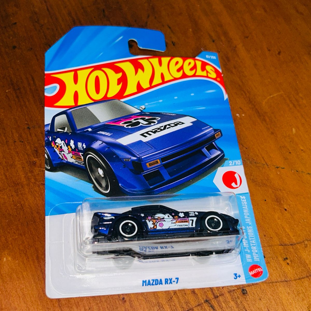 Carrinho Hot Wheels Mazda Rx 7 Roxo Coelho Lebre Violeta | Produto ...