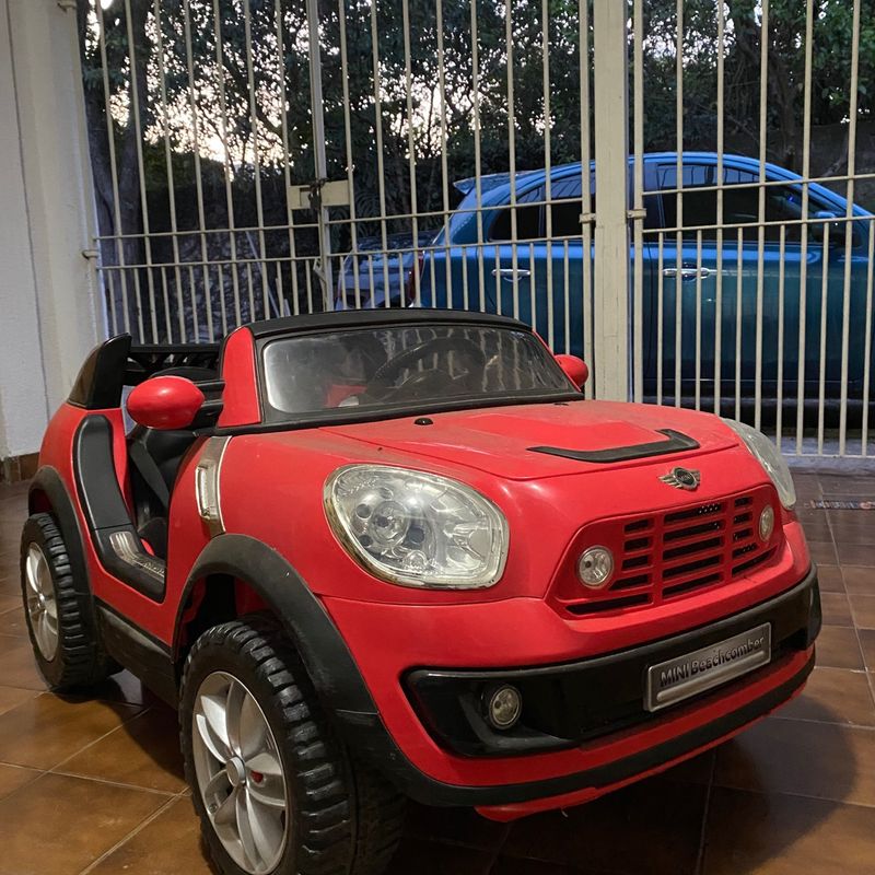 Carrinho Mini Cooper El trico Infantil Para Crian as Carrinho de