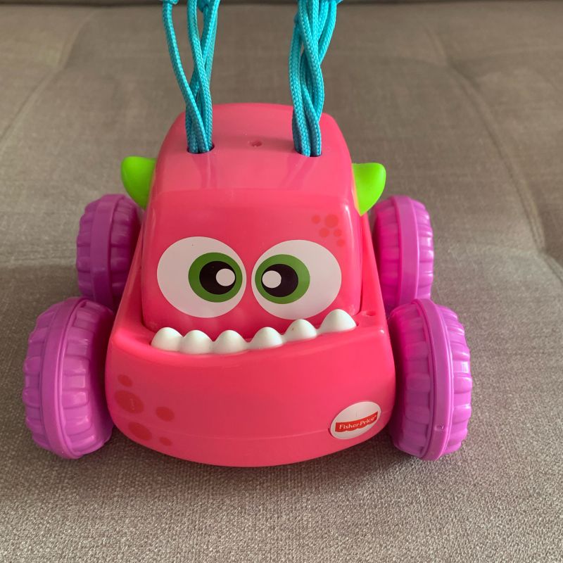 Carrinho Rosa e Caminhão com Vaquinhas | Brinquedo para Bebês Usado  74857601 | enjoei