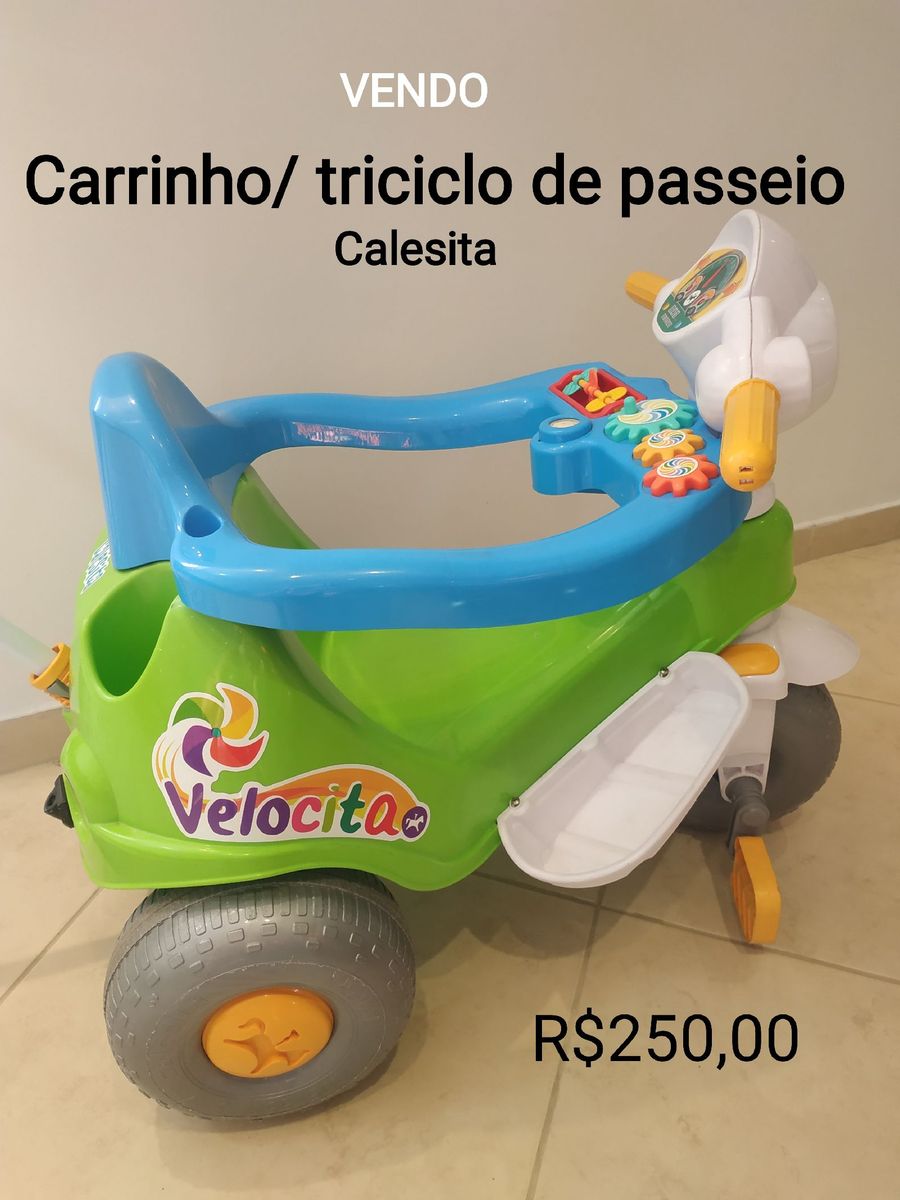 Carrinho Triciclo Infantil Passeio Velocita Calesita | Brinquedo para Bebês  Calesita Usado 35427689 | enjoei