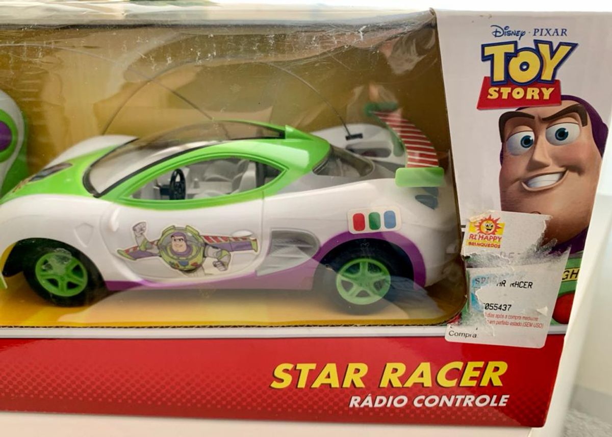 Carro Controle Remoto Toy Story 3 Funções - Candide