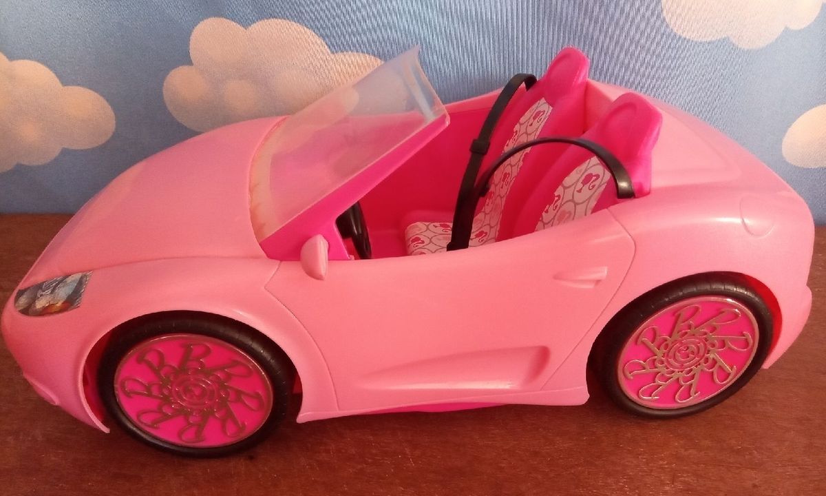 Carro Conversível da Barbie Infantil Fashion e Glamuroso - Chic