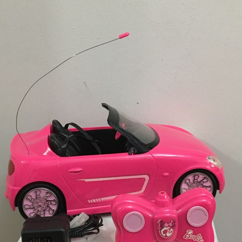 Carrinho Controle Remoto da Barbie, Brinquedo Barbie Usado 49561484