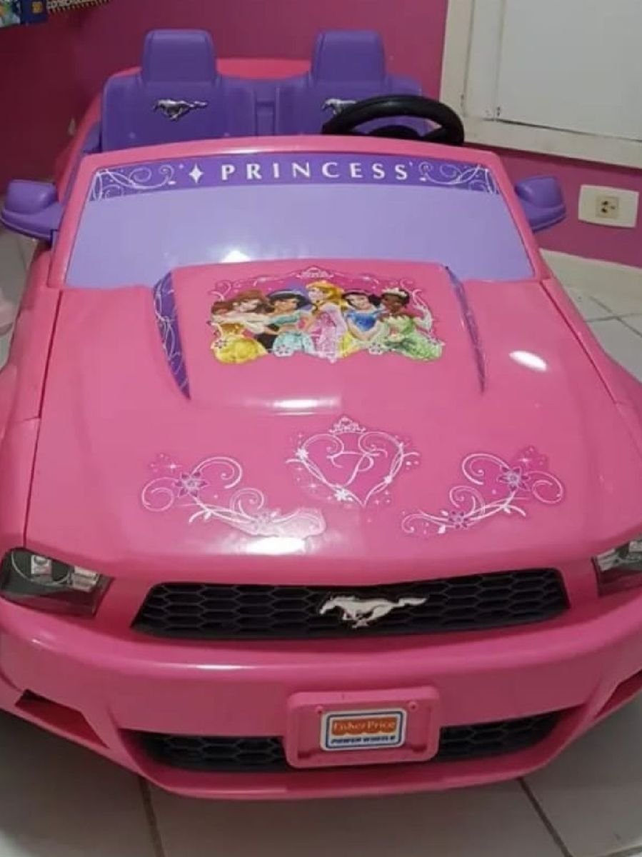 Carro Elétrico Fisher Price Mustang Brinquedo Fisher Price Usado