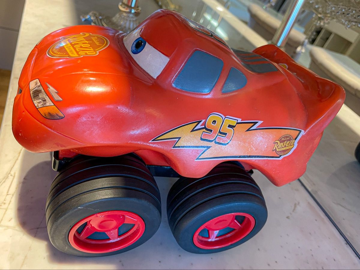 Carrinho Infantil Fofo Móvel Carros McQueen Líder Brinquedos