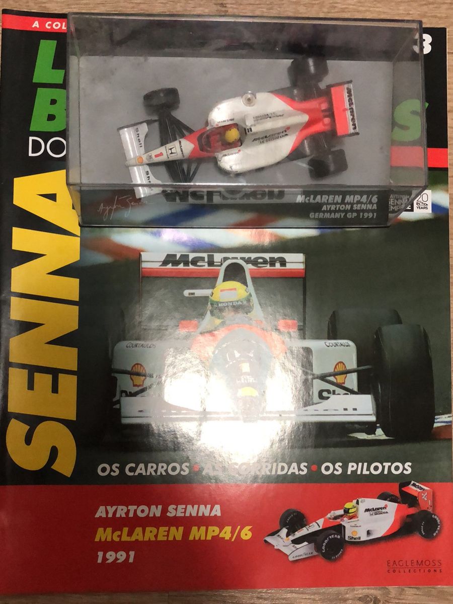 Carro Fórmula 1 Ayrton Senna | Item p/ Esporte e Outdoor Eaglemoss