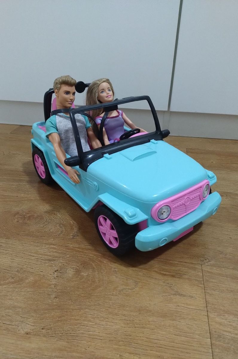 Barbie and hot sale ken jeep