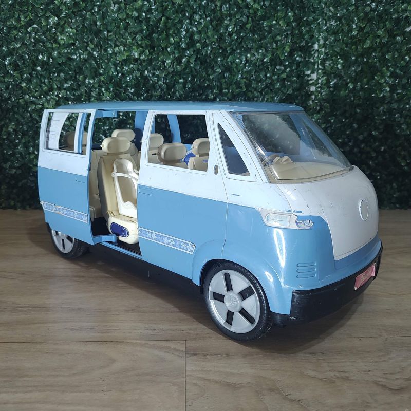 Carro Ônibus Microbus Volkswagen Van Escolar da Barbie - Vintage