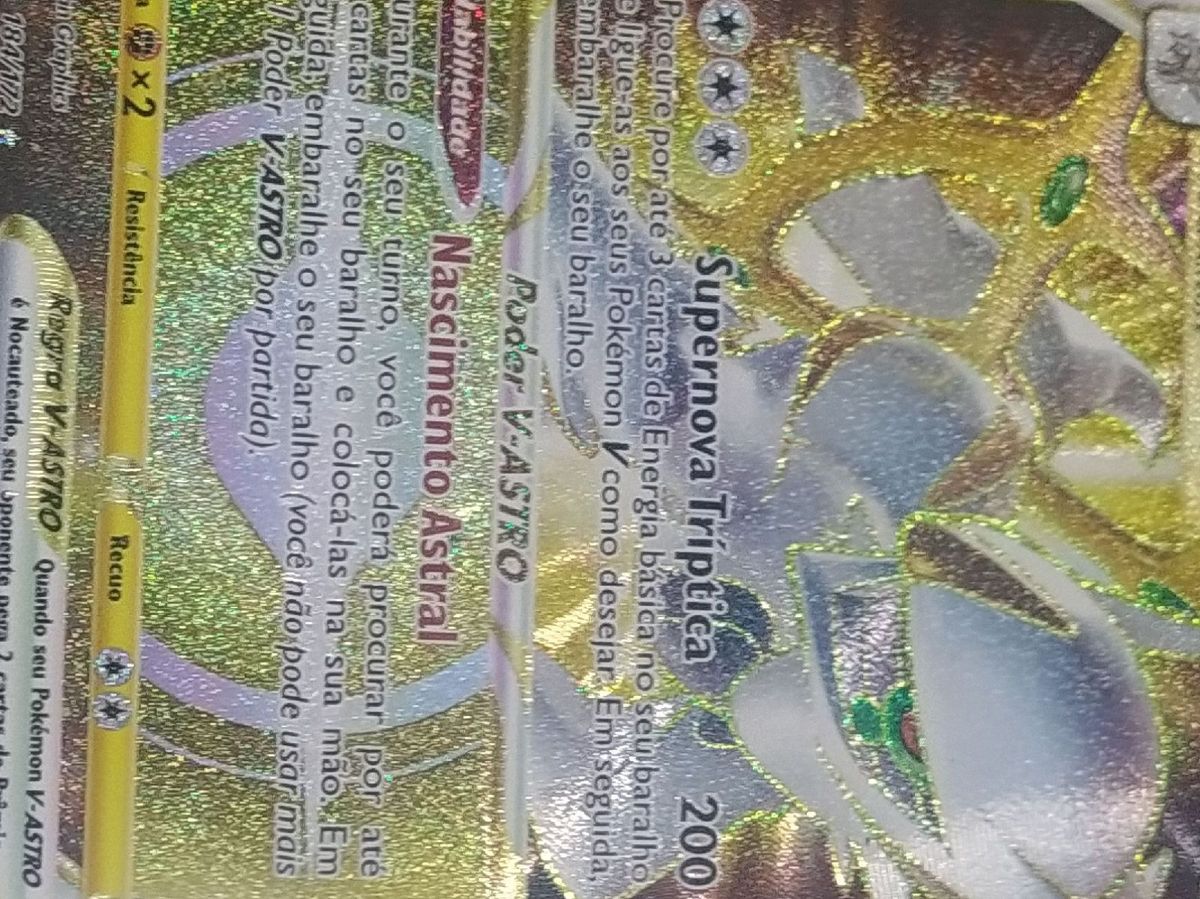 Carta Pokémon Lendário Arceus V Astros Cintilantes Original, Jogo de  Tabuleiro Nunca Usado 90936107