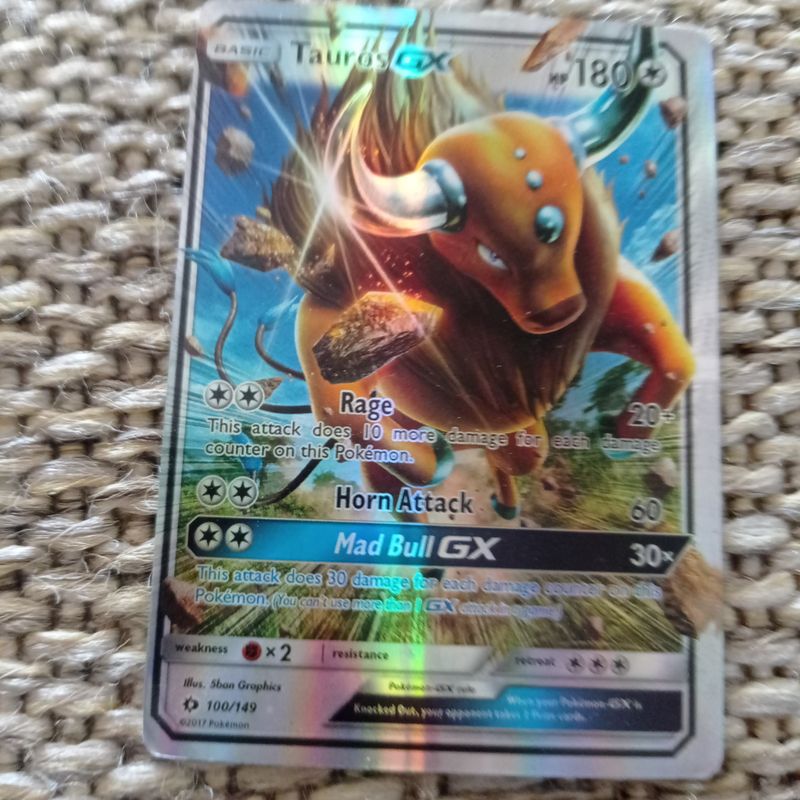Carta Gx Taurus | Pokmon Usado 88807877 | enjoei