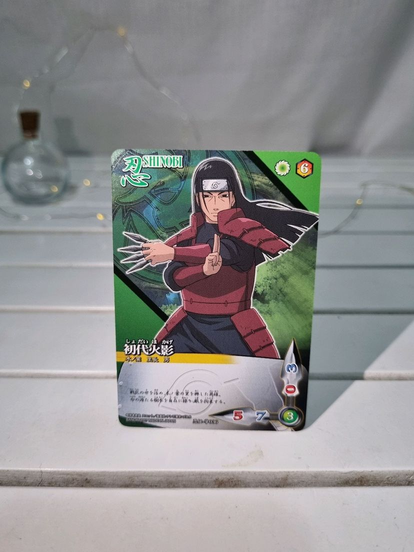 Carta Hashirama Senju 'primeiro Hokage, Deus Shinobi' - Naruto Card ...
