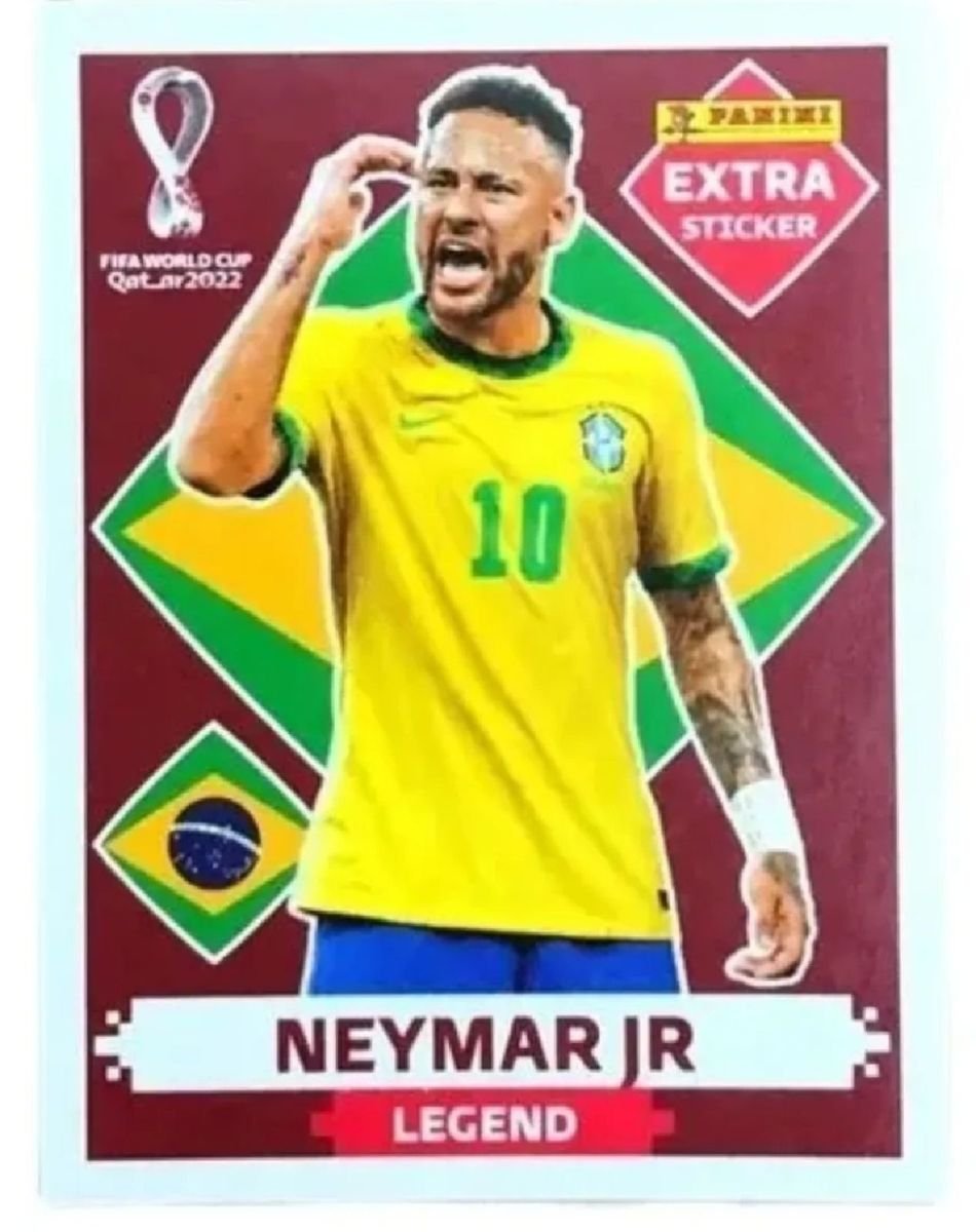 Carta Legend Neymar Bordô | Livro Panini Nunca Usado 76515058 | enjoei