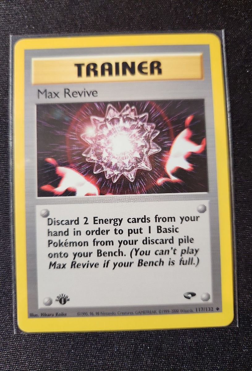 Carta Max Revive 117/132 Primeira Edicao Ingles - Treinador - Cavera ...