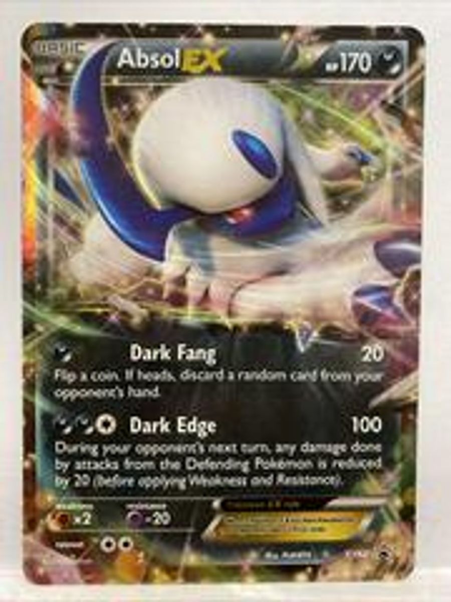Carta Original Pokémon Absol Ex | Produto Vintage e Retro Pokémon Usado ...