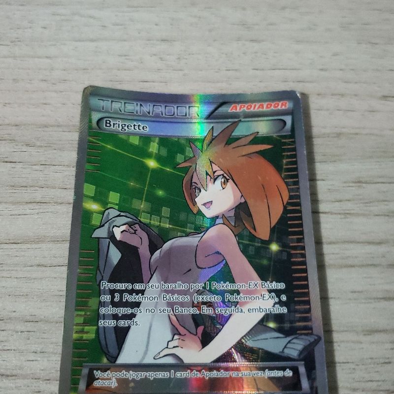 Carta Pokemom Brigette 161 de 162 | Pokemon Usado 107478642 | enjoei