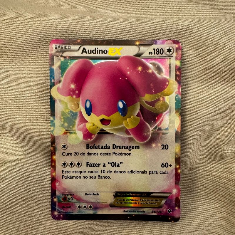 Carta Pokemon - Audino Ex | Pokemon Nunca Usado 112003471 | enjoei