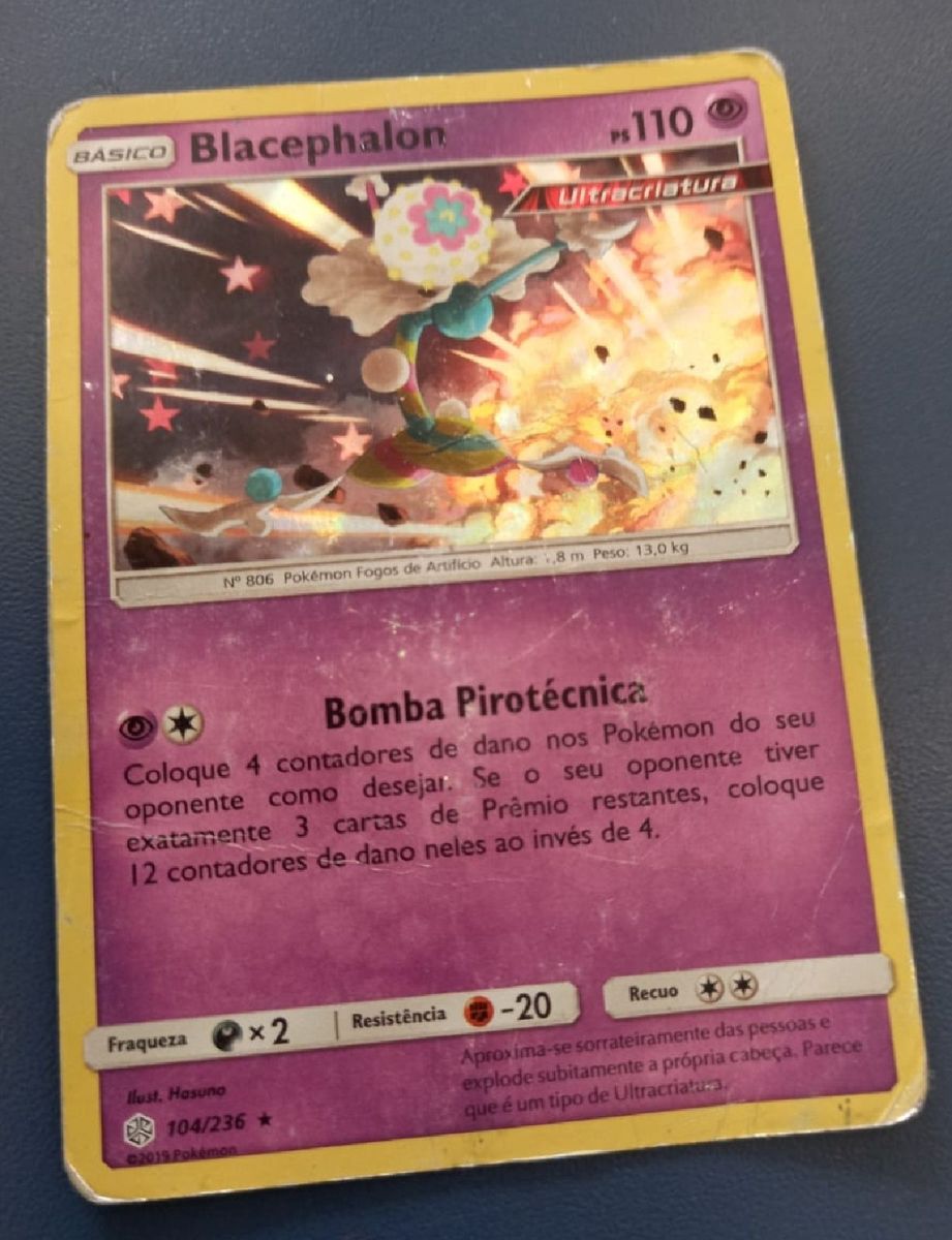 Original Carta Pokemon ultra rara Dottler shiny Copag no Shoptime