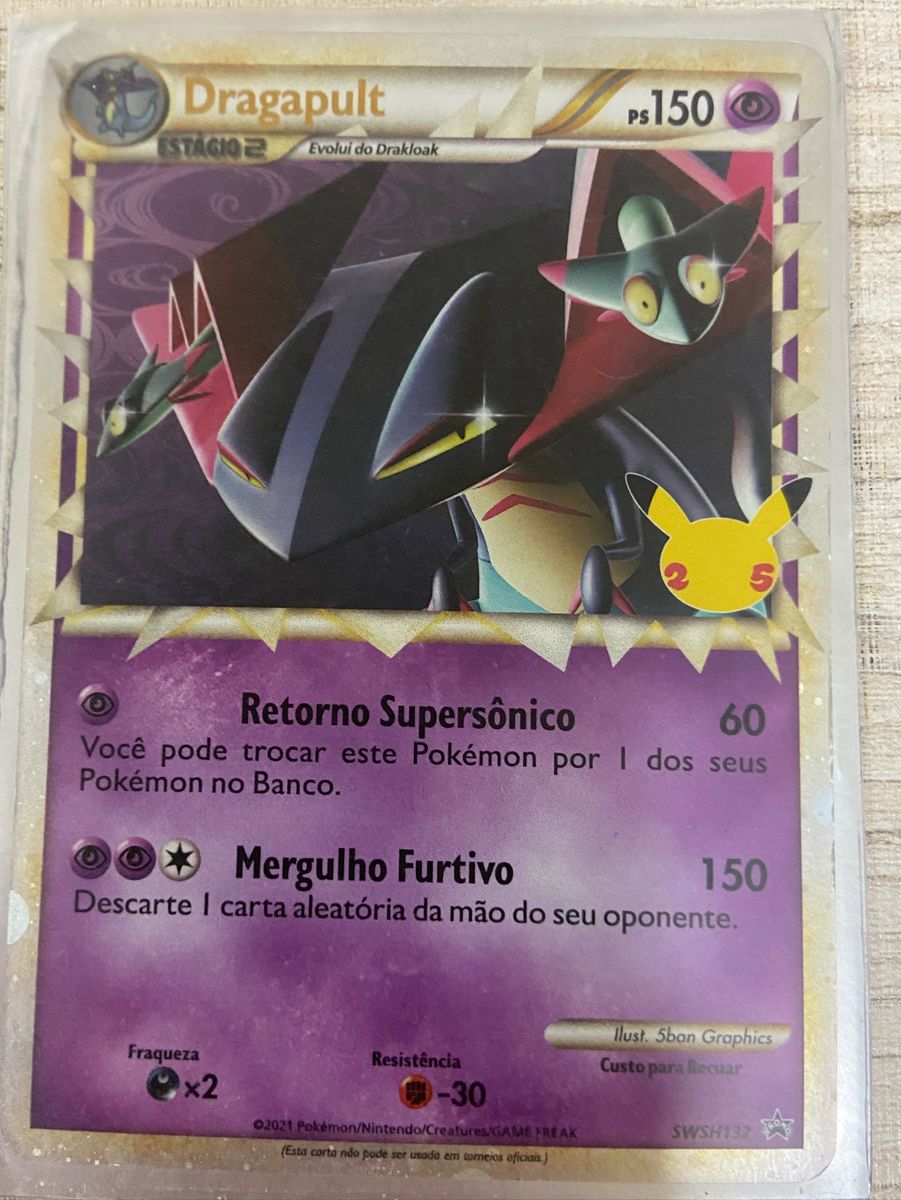 Carta Pokémon Celebrações Diversos Modelos Escolha Pronta Entrega