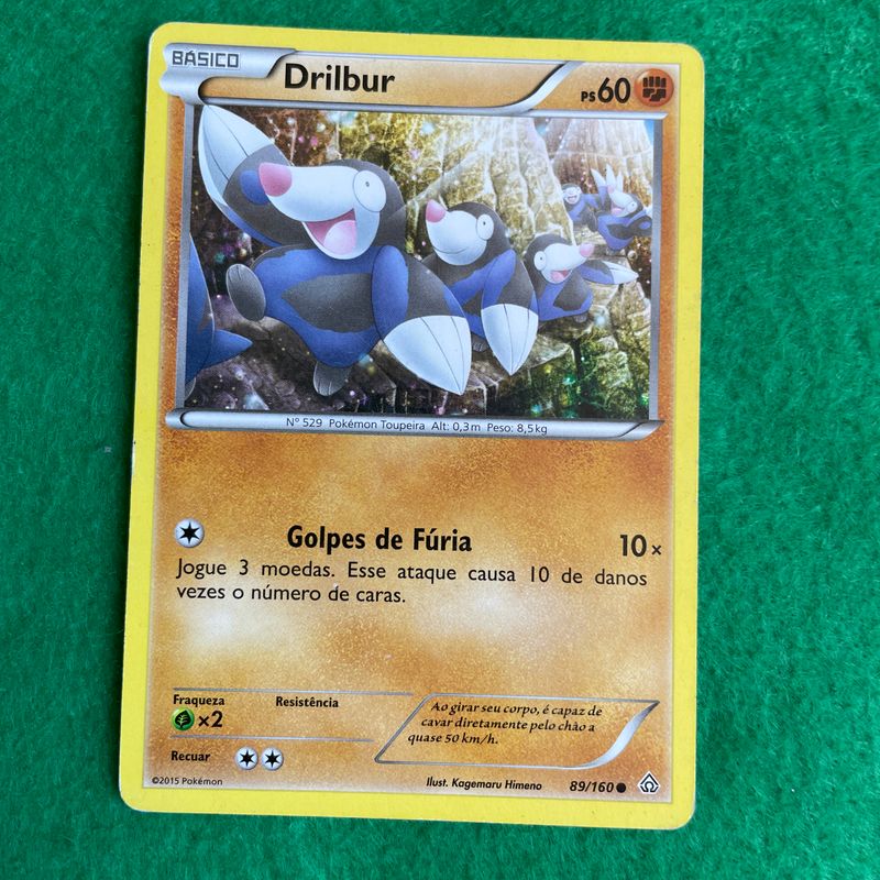 Carta Pokemon, Produto Masculino Cartaz Nunca Usado 83628280