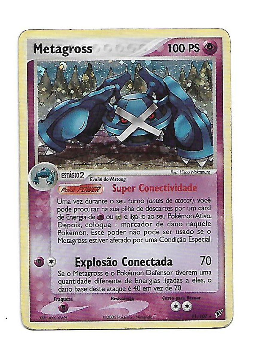 Carta Pokémon Original Deoxys V Copag Português