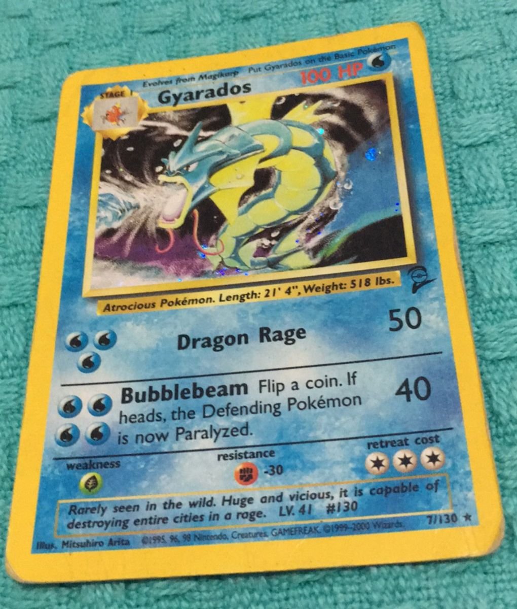 Cartas Pokemon Raras Machamp Gx e Gyarados, Brinquedo Pokemon Usado  75356362