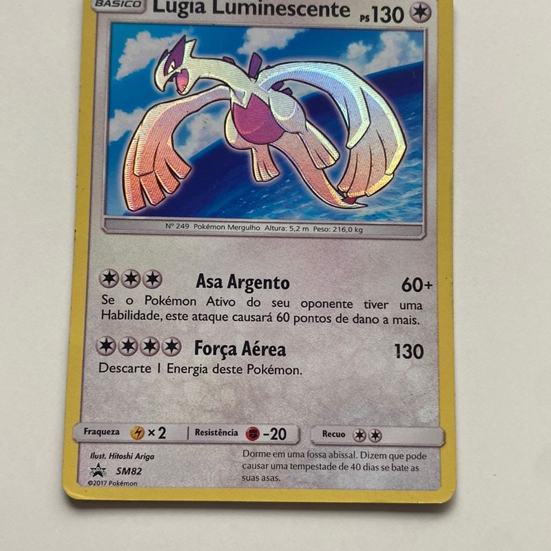 Carta Pokémon: Lugia Luminescente, Jogo de Tabuleiro Pokémon Usado  87029283