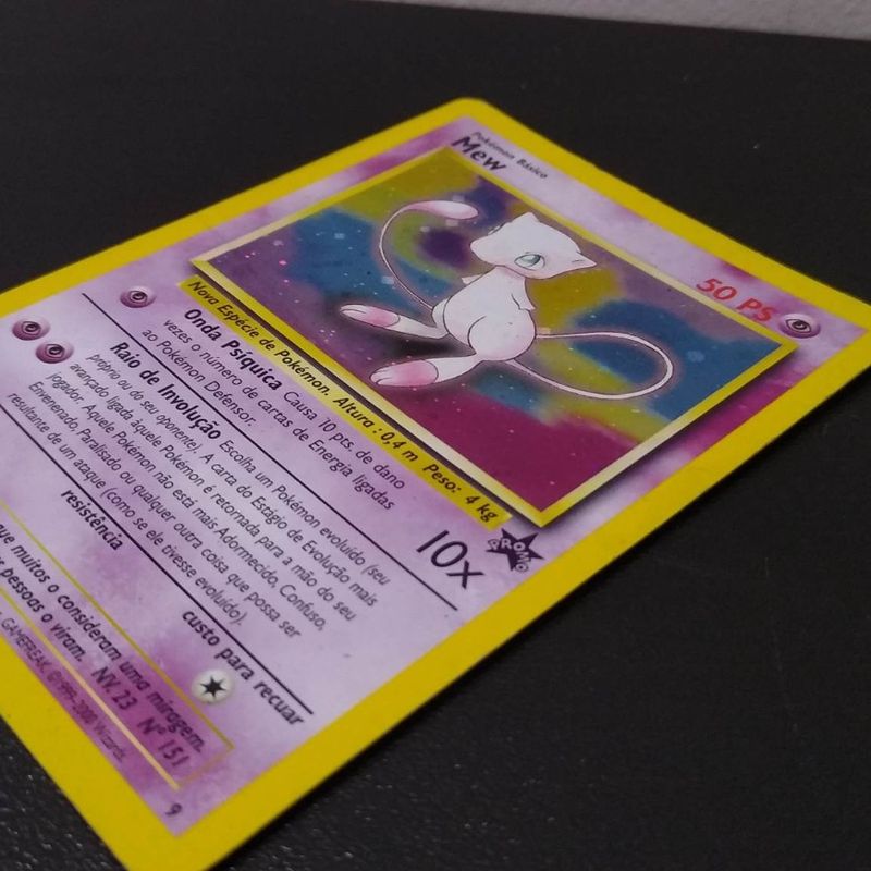 Carta Pokemon Lendarios Celebi V E Mew V +50 Cartas Original