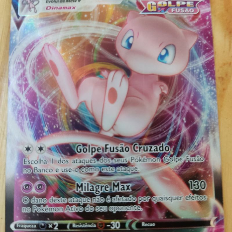 Carta Pokemon Mew VMax Português 114/264 Card Original Copag