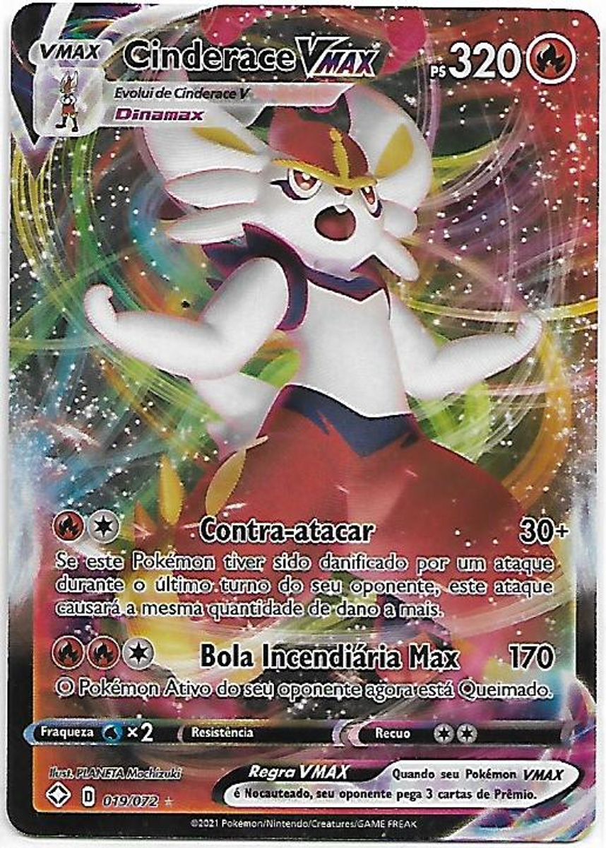 Cartas Pokemon VMAX em Português