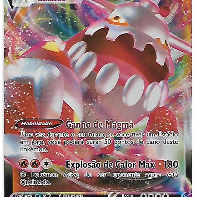 Carta Pokmon Original Heatran Vmax - Estrelas Radiantes | Original Copag  Nunca Usado 73368907 | enjoei