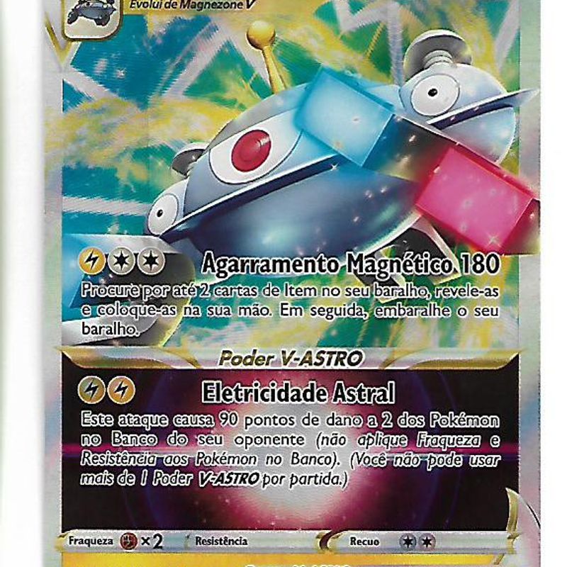 Carta Pokmon Original Magnezone V Astro Origem Perdida | Original Copag  Usado 92822267 | enjoei
