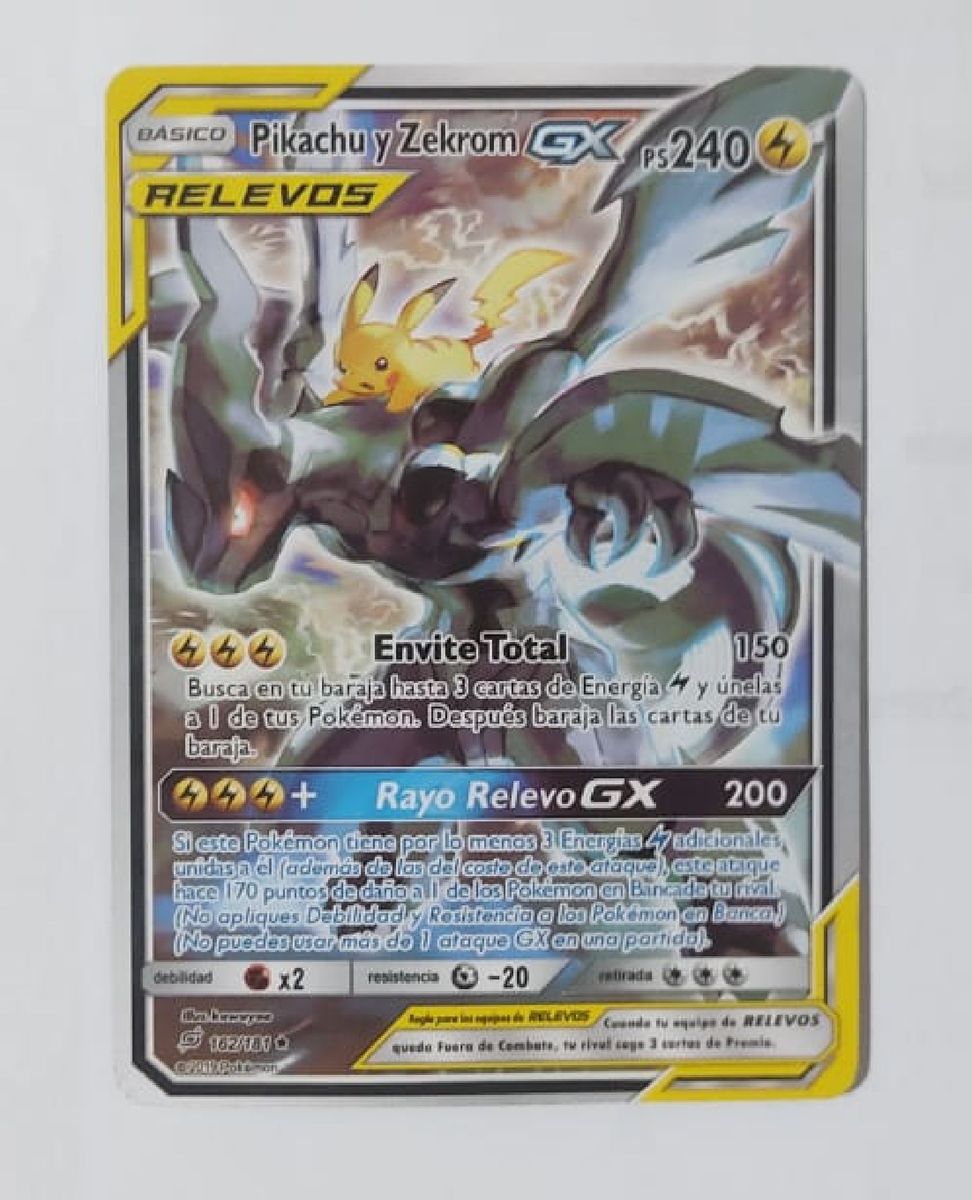 Carta Pokemon - Zekrom - Rara, Brinquedo Pokemon Usado 68535807