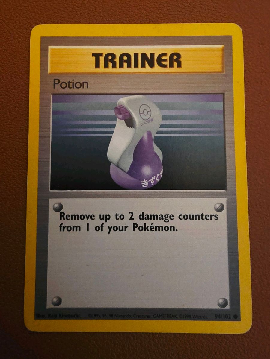 Carta Pokémon Potion Trainer | Jogo de Tabuleiro Pokemon Usado ...