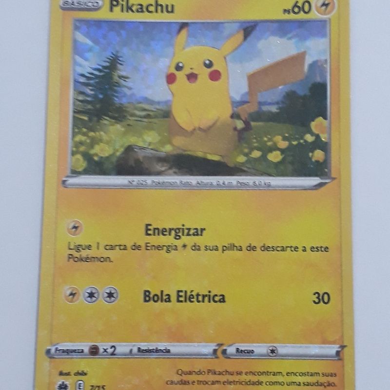 Carta Rara Pikachu 60 | Brinquedo Pokemon Usado 70908675 | enjoei