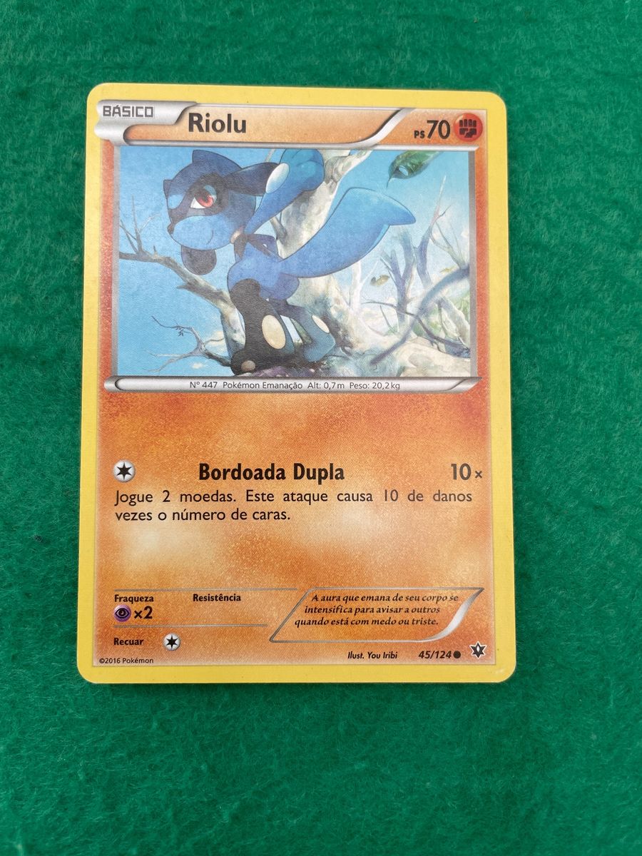 Carta Pokémon Riolu - You Iribi | Produto Vintage e Retro Pokémon Usado ...