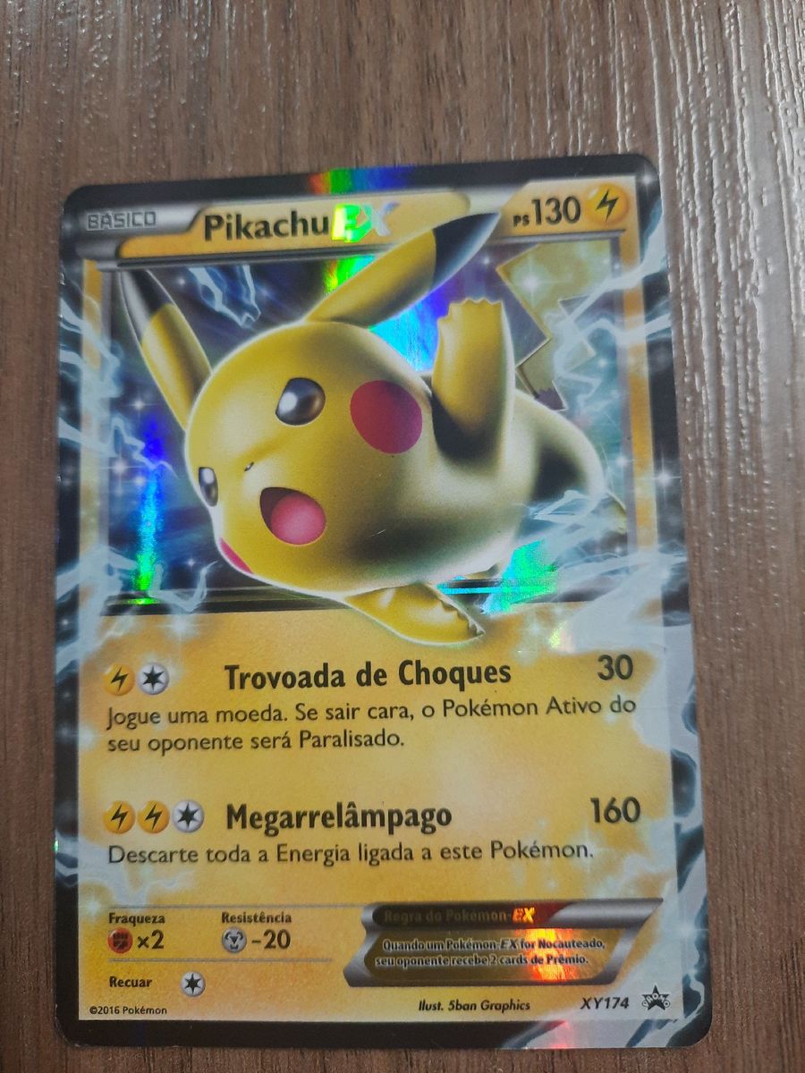 Carta Rara Pikachu 60 | Brinquedo Pokemon Usado 70908675 | enjoei