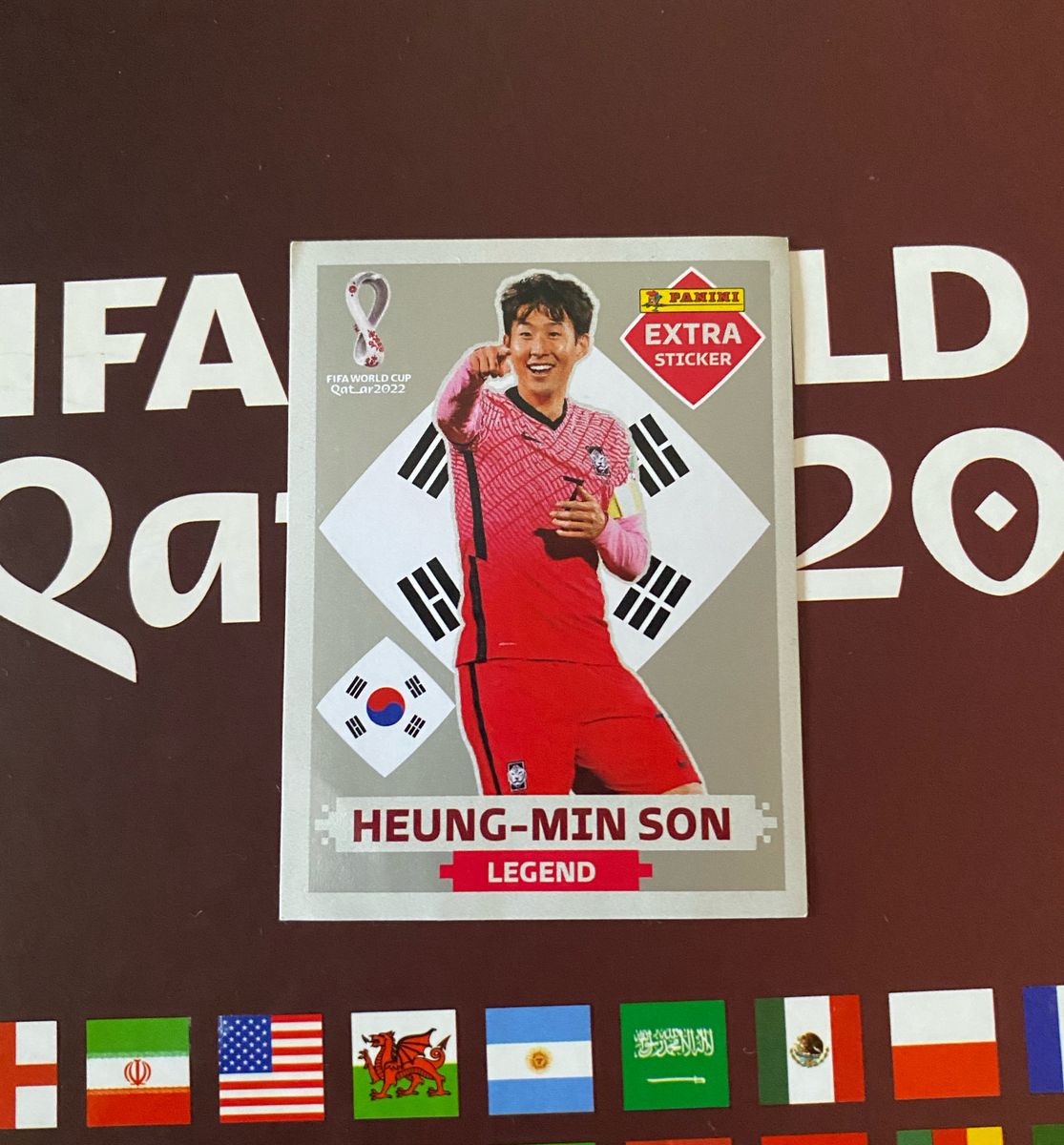 Figurinha Legend Prata Heung-min Son Copa Do Mundo 2022 - Escorrega o Preço