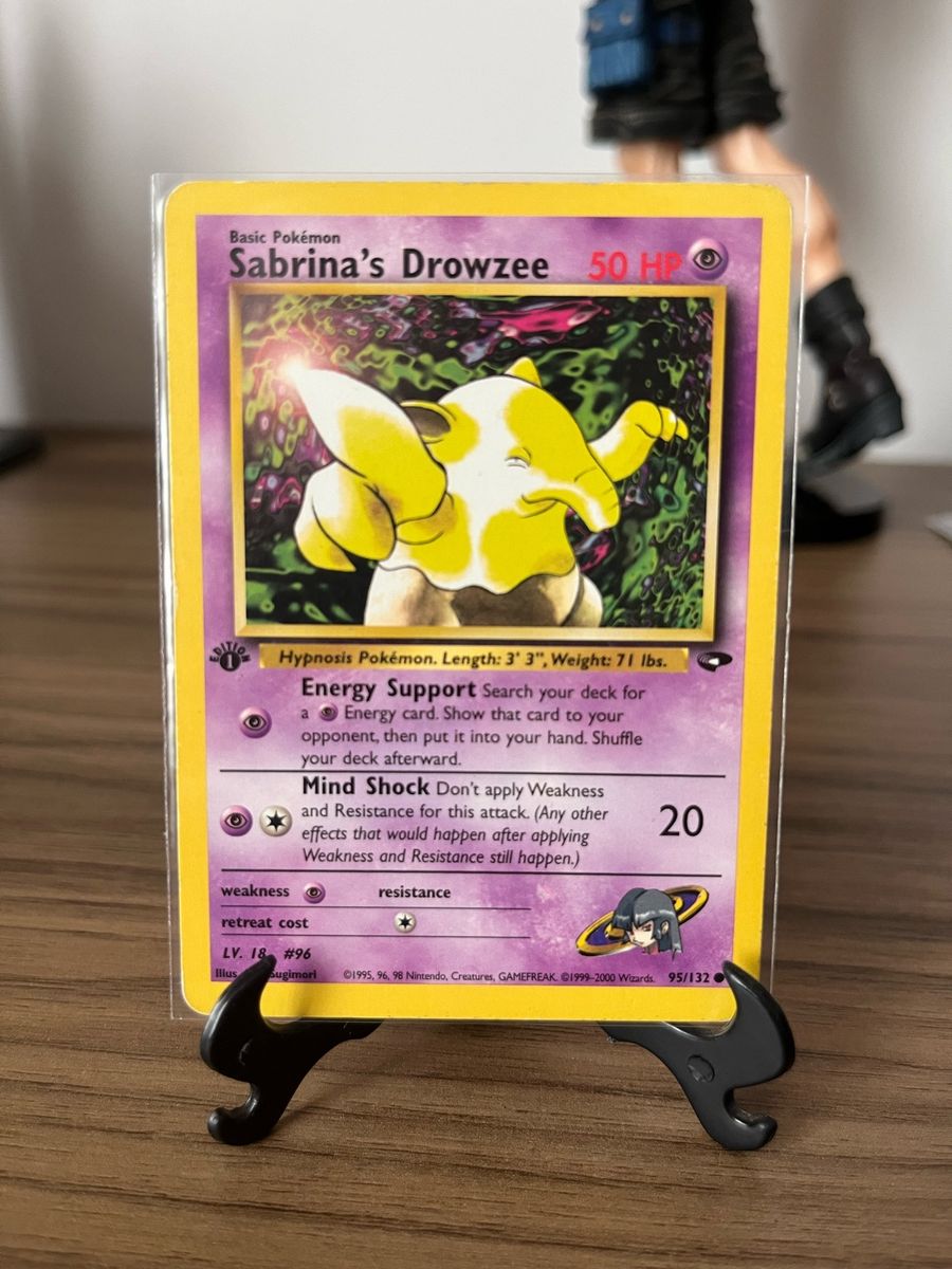 Carta Sabrina's Drowzee Primeira Ediçao 2000 - Pokemon Tcg | Jogo de ...